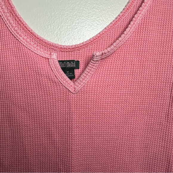 Pink Ribbed Knit Tank Top - Picture 2 of 3